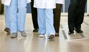 nurses in clogs