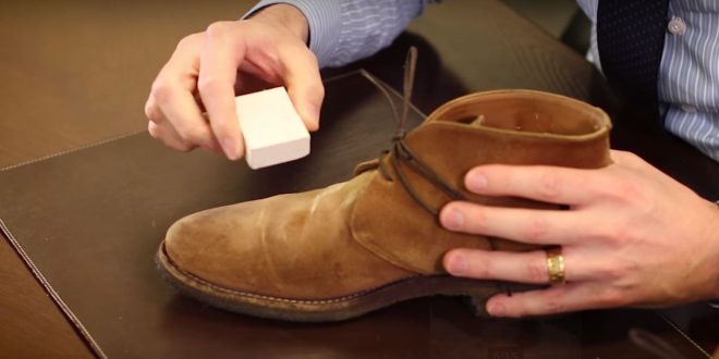 how to clean suede desert boots