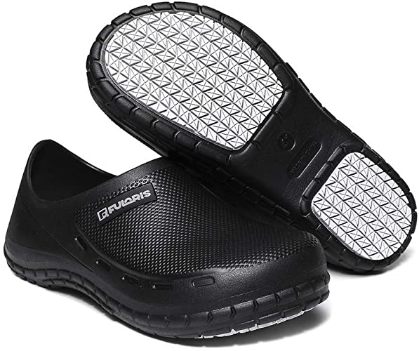 black non slip nursing shoes