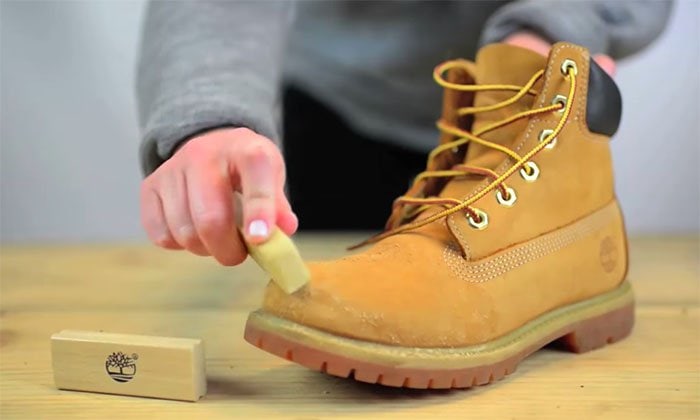 timberland shoe brush