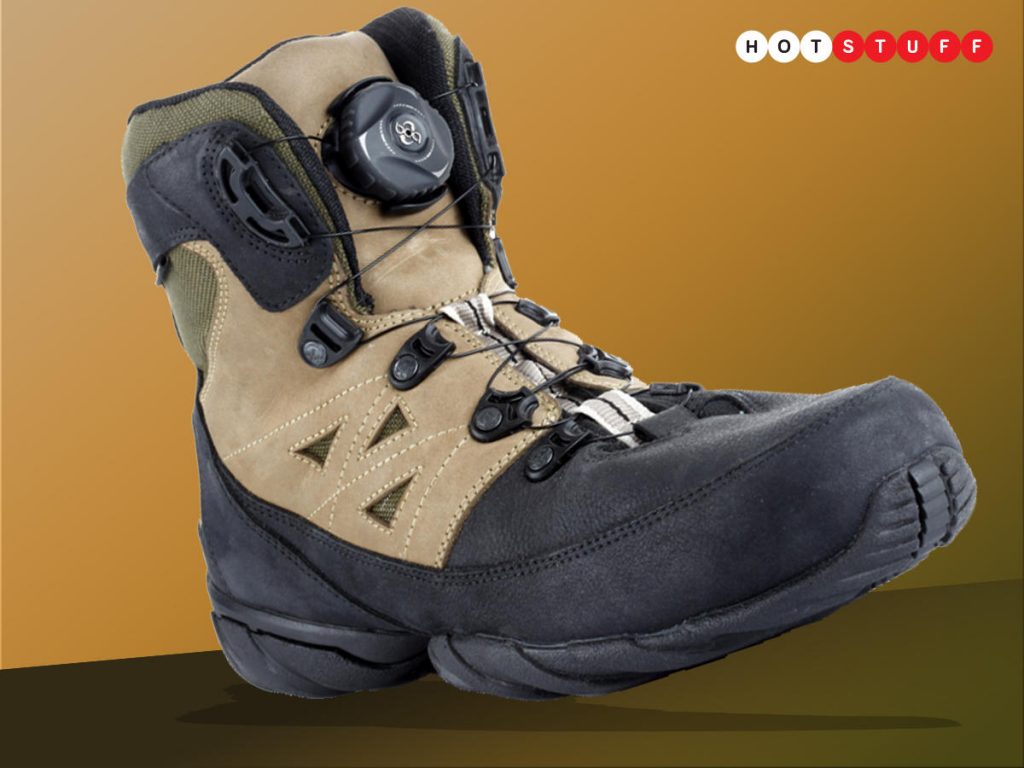 are woodland shoes made of leather