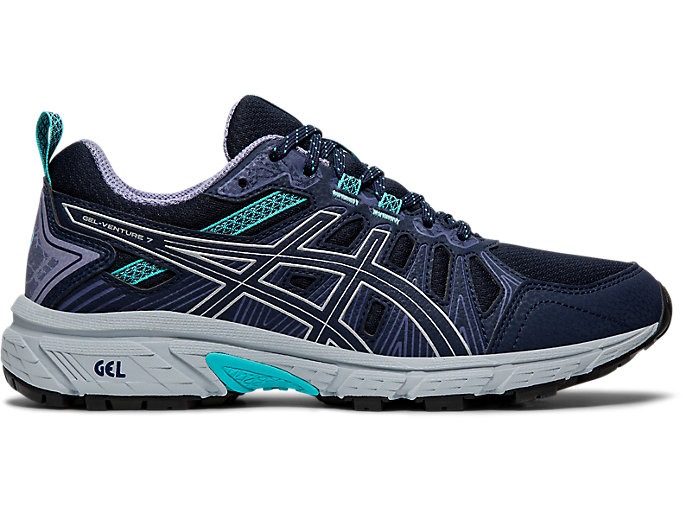 Women's GEL-VENTURE 7 | Black/Silver | Running Shoes | ASICS