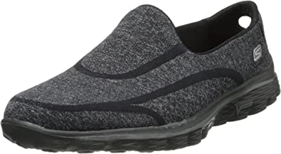 Amazon.com | Skechers Performance Women&#39;s Go Walk 2 Super Sock 2 Slip-On Walking Shoe | Walking