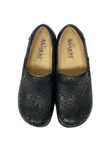 Womens nursing shoes by Algeria “Keli” Black Embossed (Size: 37 | USA 7/7.5) | eBay