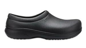 NEW GENUINE: Crocs On The Clock Work Clog Black | eBay