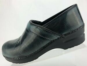 Sanita Danish Nursing Clogs Black Green Professional Shoes Womens 41 10.5/11 | eBay