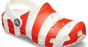 Crocs Kids' Classic American Flag Clog, White/Multi, 2 M US Little Kid :  Amazon.sg: Fashion