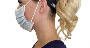 Amazon.com: Headband with Buttons for Nurses (Mask not Included) Made in  USA - Black : Sports &amp; Outdoors